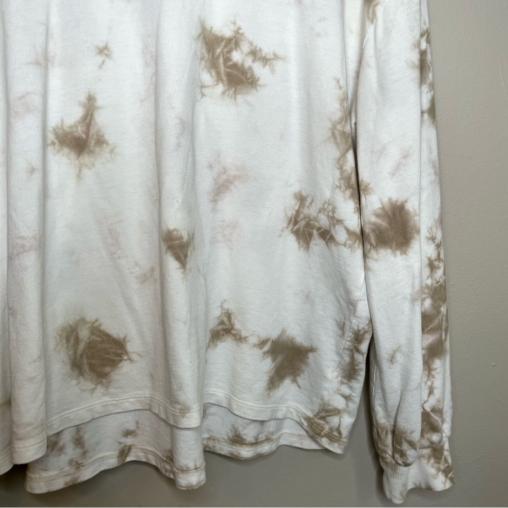 C&C California Green/White Tie Dye Light Weight Long Sleeve Sweater Size Medium - Picture 7 of 10